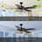 Gloristeen 52'' Ceiling Fan with Light Kit