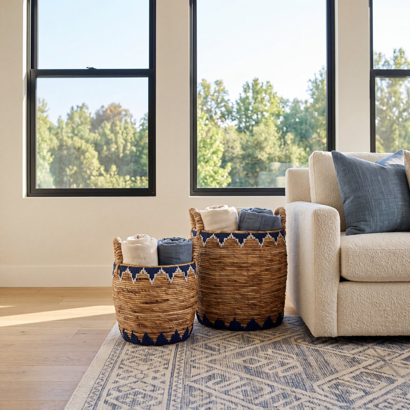 Joss & Main Wicker Decorative Basket