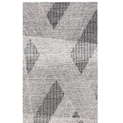 Newgard Hand Tufted Wool Pile Geometric Rug