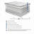 Mattresses, 12-Inch Queen Hybrid Mattress with Breathable Quilted Cover &amp; Green Tea Extract | White | Foam+Spring-853585585