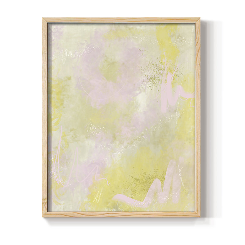 Lily's Laugh I Framed Print - Solid Wood, H 30 po x l 24 po