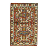 Hand Woven Linen Oriental Area Rug