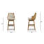 Tabouret de comptoir pivotant 26 po Akershus-324975833-324975832