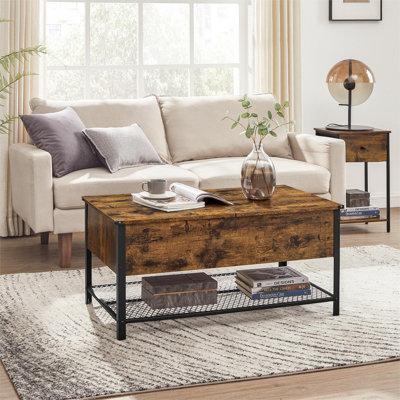 Sione Solid Coffee Table with Storage