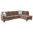 Budwin Upholstered Sectional-1304201849-1304201826