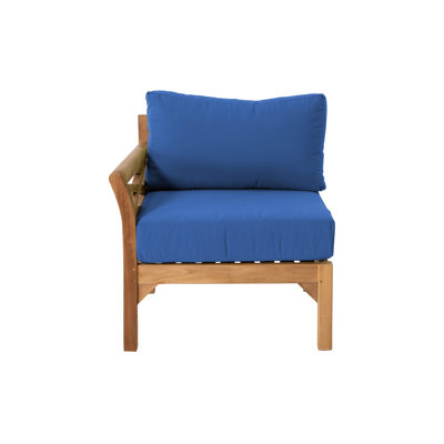 Kendrica Outdoor Teak One Arm Lounge Chair