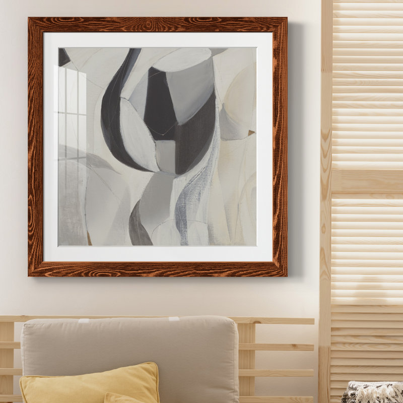 La recherche IV - Cadre photo, reproduction d'art sur papier, Papier érable, H 31,5 po x l 31,5 po x P 1,5 po