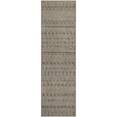 Premium Machine Washable Elize AMF1408 Stripes Rug