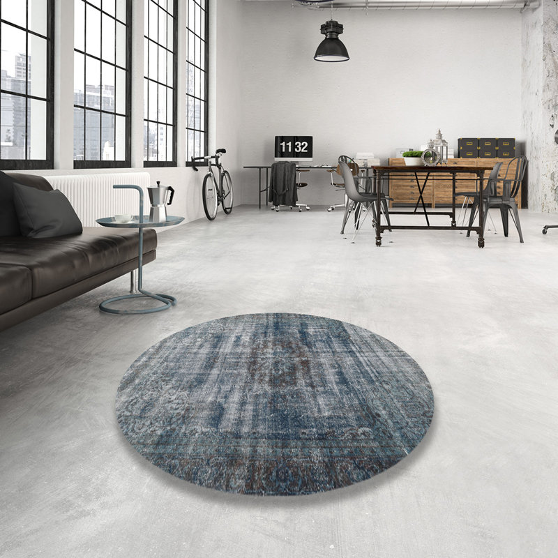 Morpeth Performance Wool Oriental Indoor Rug, Round 4'