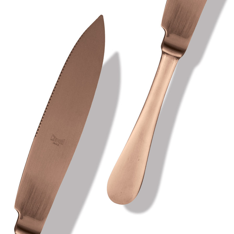 Couteau à steak américain, Bronze givré