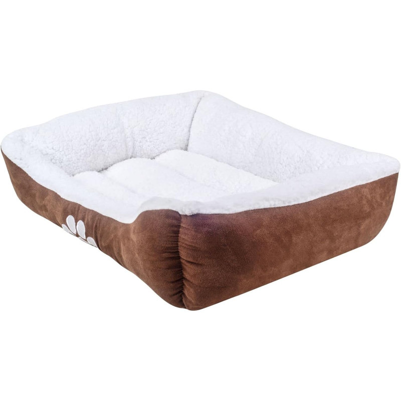 Derba Orthopedic Faux Fur Pet Bed