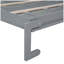 Grand lit escamotable mural avec tablettes supérieures et USB-1058864317
