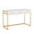 White/Polished Brass selected