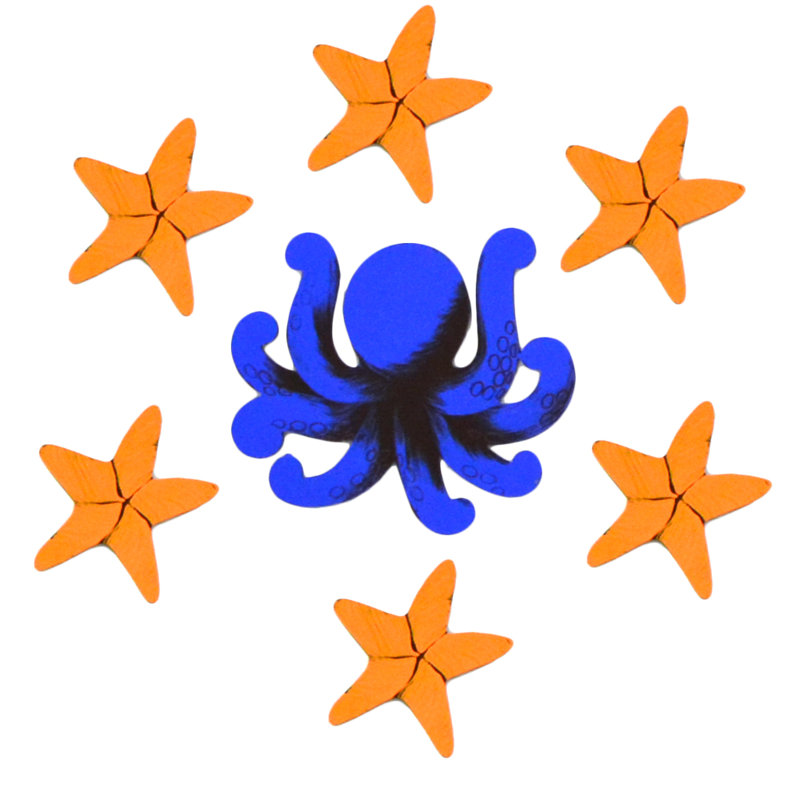 Étoile de mer avec octopus