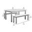 Bowery 59'' Rectangular 6 - Person Outdoor Dining Set-225656287