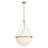 Collins Large Interior Teardrop Pendant w/ Cased Opal Glass-94487097