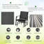 Chaise berçante d'extérieur en métal