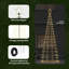  LED Christmas Tree with Ground Spikes 400 cm Iron-1813375266