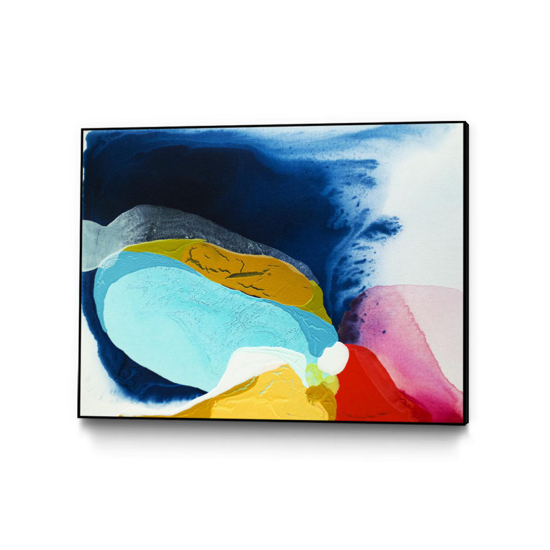 Maya Iv ", toile encadrée par Giant Art, H 24 po x l 32 po