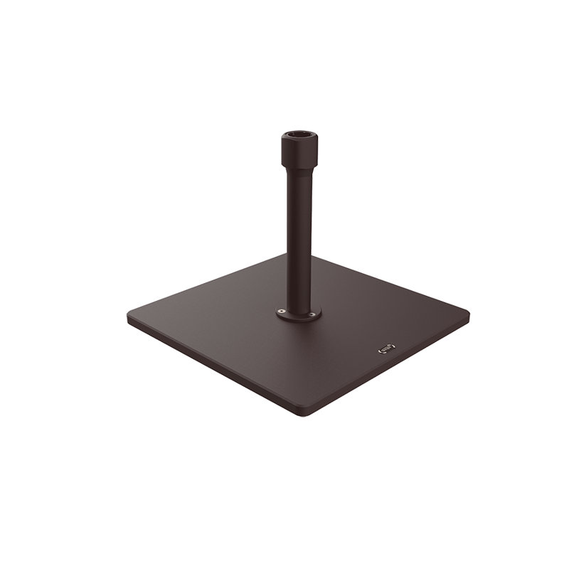 50lb Steel Plate Umbrella Base, Brown