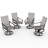 Angeli Patio Swivel Dining Armchairs-88137880