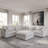 6 - Piece Slipcovered Sectional With Ottoman-1318937034