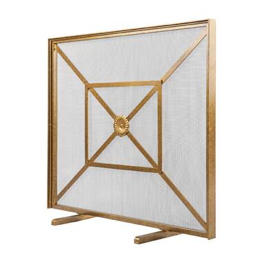 Arteriors Home Gita Fire Screen Antique Brass – CLAYTON GRAY HOME