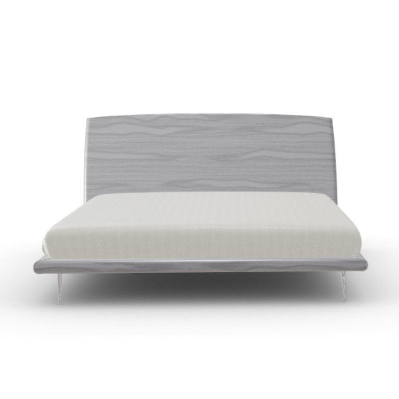 Platform Bed, King, Walnut