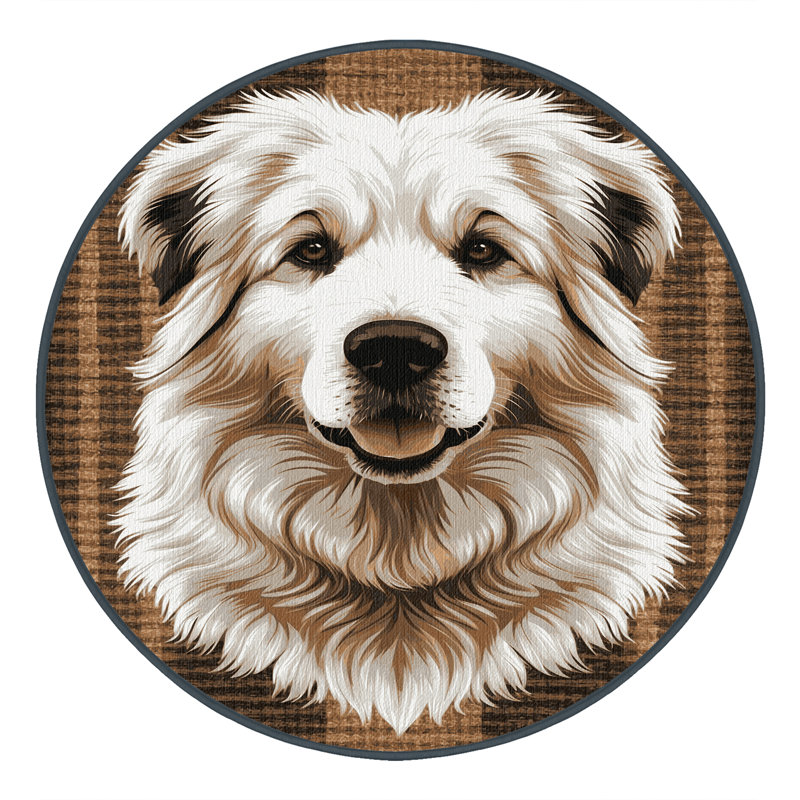  Tapis lavable Great Doges Dogs, Rond 6 pi