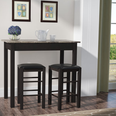 Claudelle 3 - Piece Trestle Dining Set