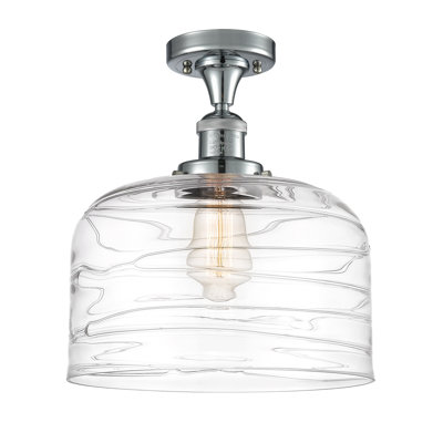 Plafonnier semi-encastré 1 lumière Bell