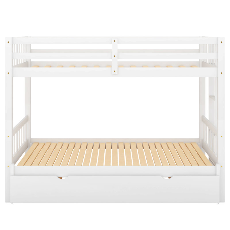 Northallert Standard Bed with Drawers, White