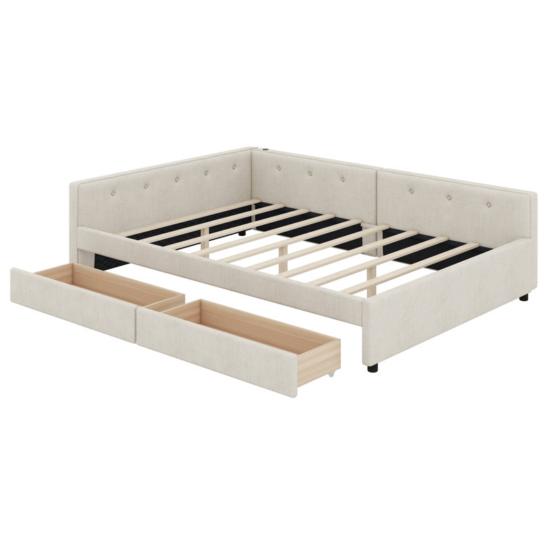 Jakolbe Upholstered Daybed, Queen