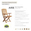 Chaise de plage moderne Andell