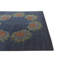 Tapis carré bleu marine Orlando