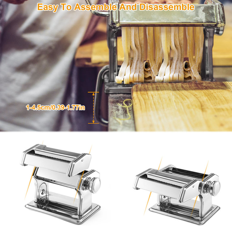 Pasta Maker Machine 6 Thickness Adjustable Dough Roller Machine