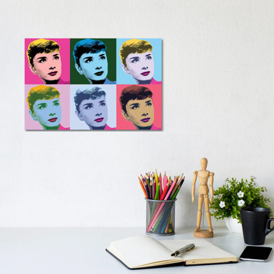 Audrey Hepburn Warhol Sabrina par radio Days-impression d’art graphique