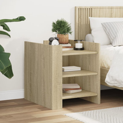 Rafnar 45cm W Manufactured Wood Bedside Table