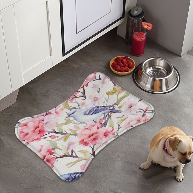 Tapis d'alimentation en forme d'os 1 pièce