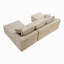 Canapé modulaire en forme de U 94,5 po avec assise profonde, aucun assemblage requis, canapé-lit modulaire pour salon, chambre à coucher, appartement-1259663158