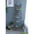 Farmhouse Foldable Reed Galvanized And Wood Ladder Planter 14.2" X 7.5" X 70.9"