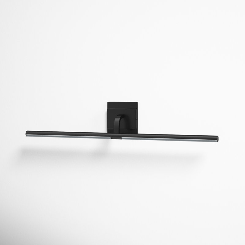 Mona LED Armed Sconce, Black