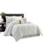 Altair White Microfiber 7 Piece Comforter Set-553744890