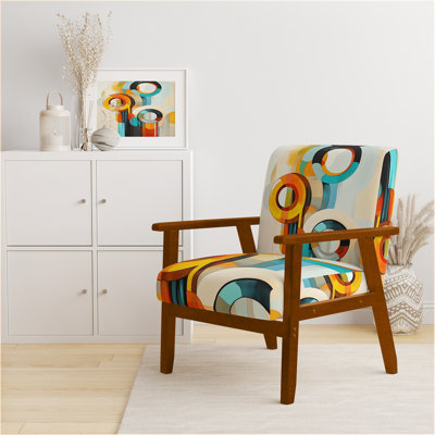 Chaise rembourrée Abstract Modern Shapes