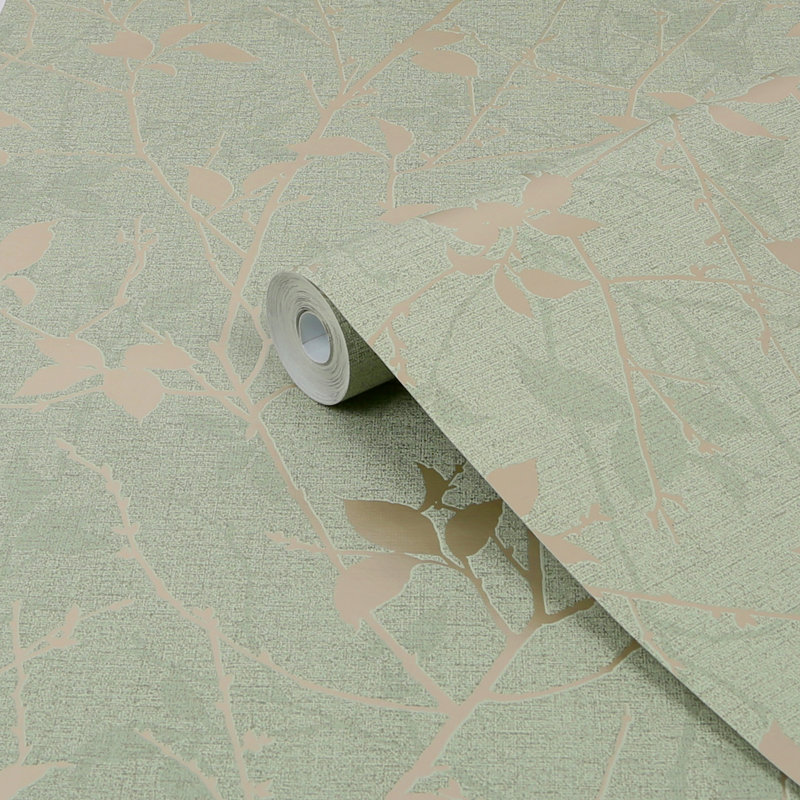 Double rouleau floral Grimbald, Sauge