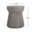 Outdoor Lightweight Concrete Side Table,Concrete Finish