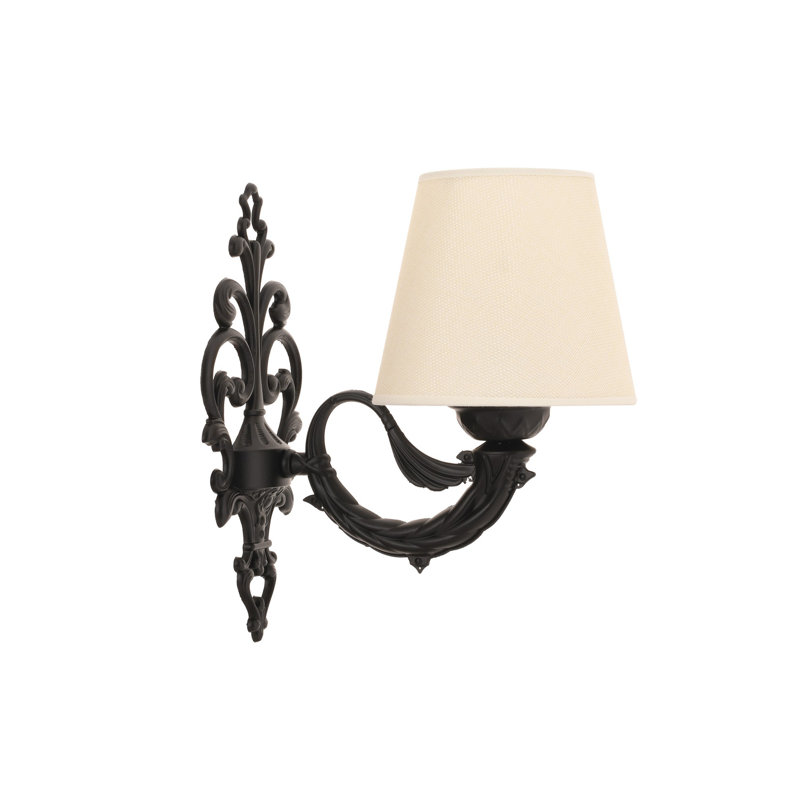 Lampe murale, Noir