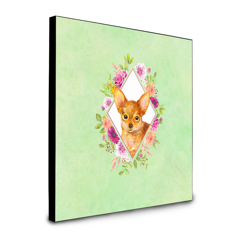 Panneau mural Dollman Flowers, Vert, Terrier jouet