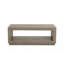 Table basse rectangulaire avec socle et tablette inférieure ouverte-1313450481