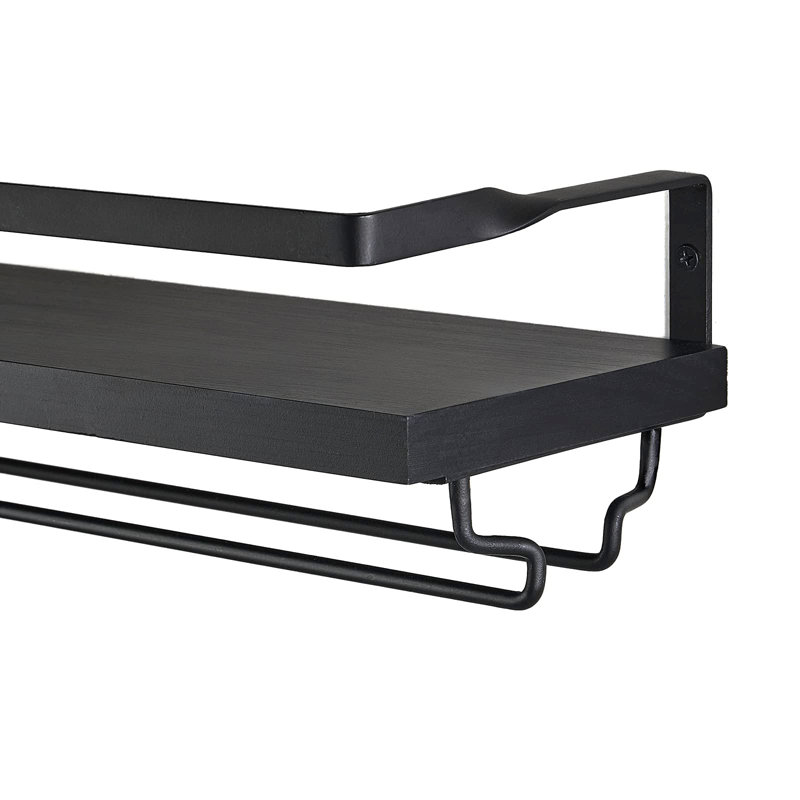 Alfhard Floor Wine Bottle Rack, Black